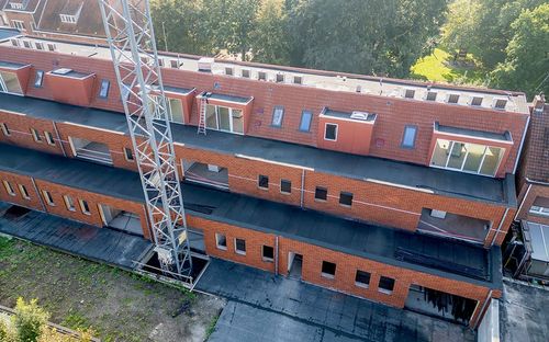 Zeitgemäßer Wohnungsbau im Stadium des strukturierten Rohbaus